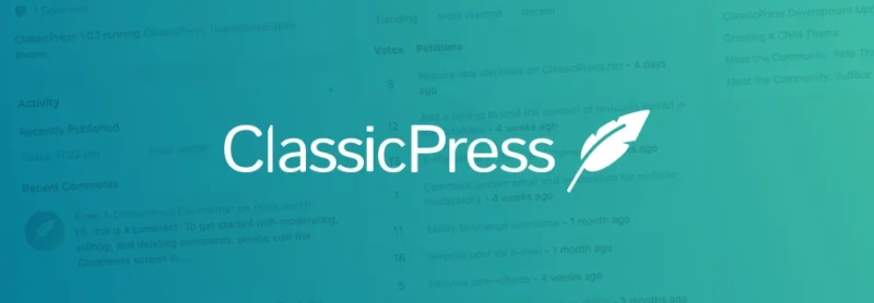 ClassicPress: A clean, fast WordPress alternative